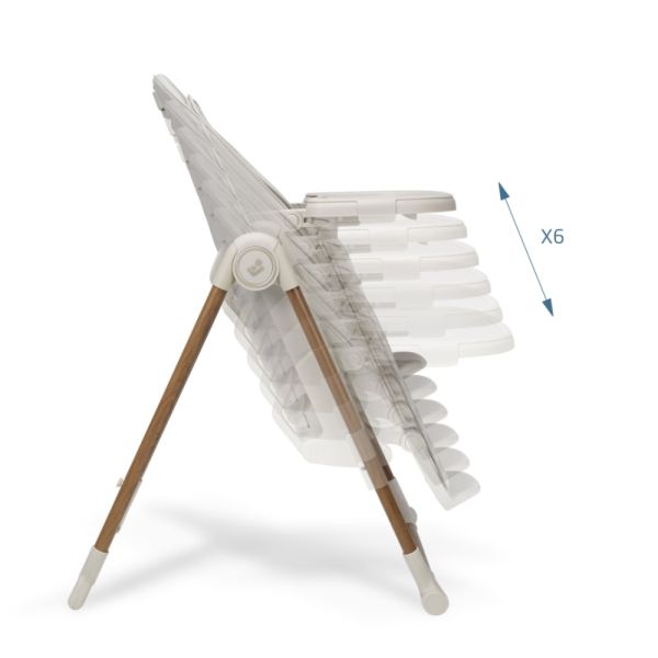 Chaise haute Ava plus Élégance Beige