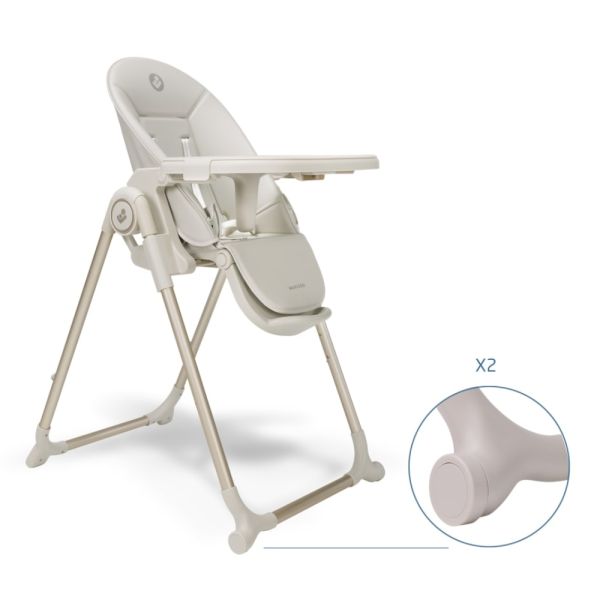 Chaise haute Ava 2 - Beige