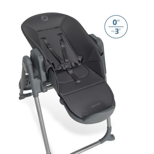 Chaise haute Ava 2 - Graphite