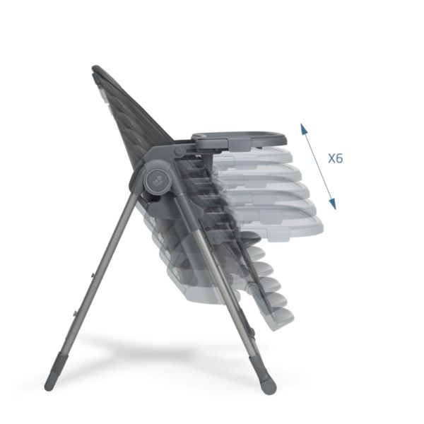 Chaise haute Ava 2 - Graphite