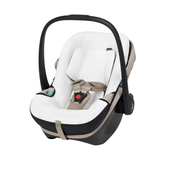 Housse éponge pour siège auto Pebble Slide - Blanc