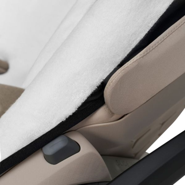 Housse éponge pour siège auto Pebble Slide - Blanc