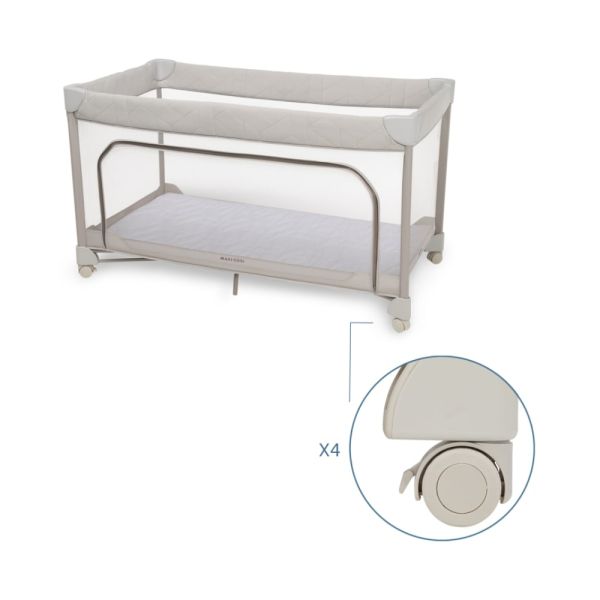 Lit parapluie Merlin Beige élégance