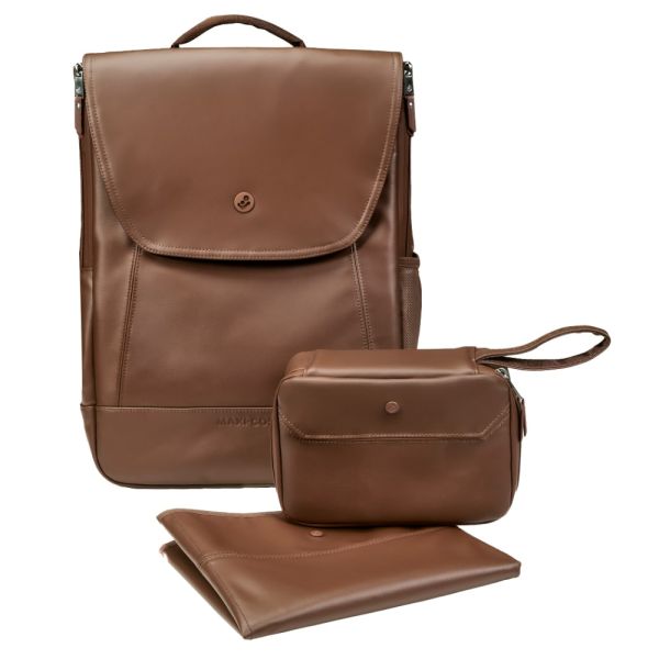Sac à dos à langer Classic Cognac