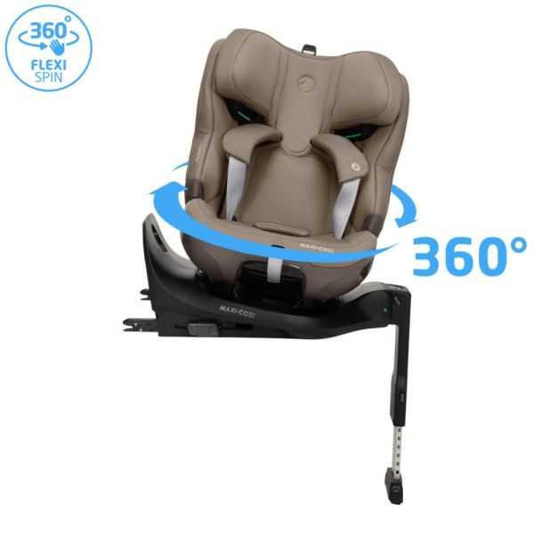 Siège auto évolutif Emerald 360 Plus i-Size Authentic Truffle