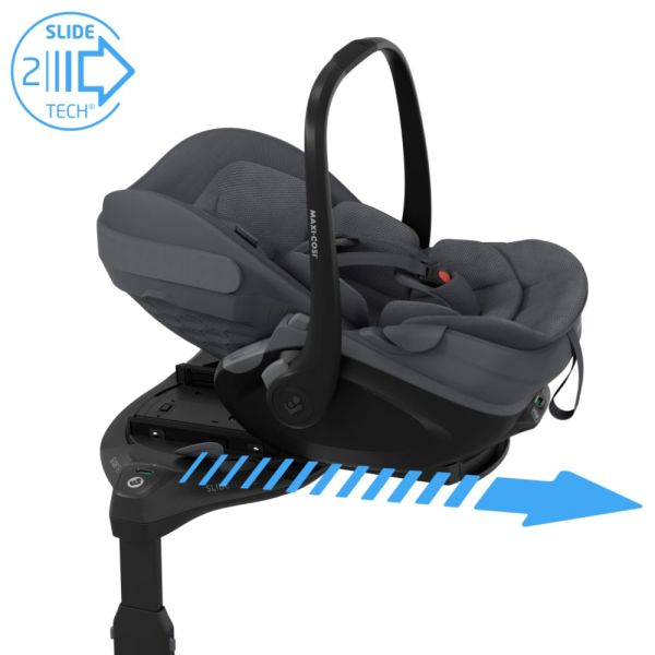 Siege auto Pebble Slide Pro - Moon graphite
