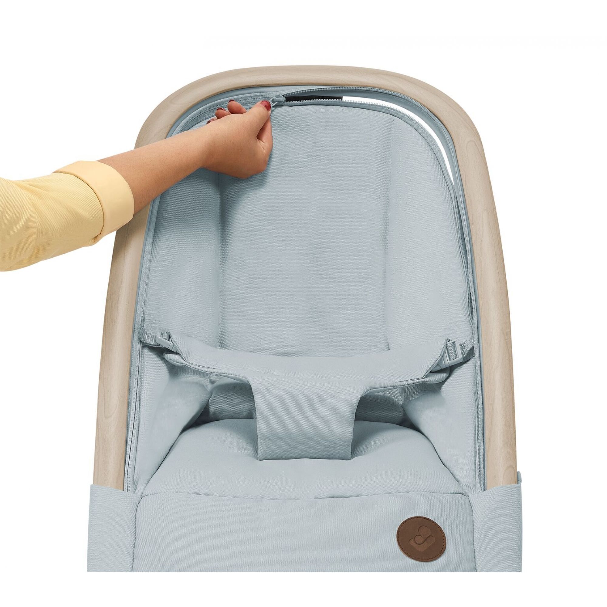 Transat bébé kori eco, avec fonction balancelle gris foncé Maxi