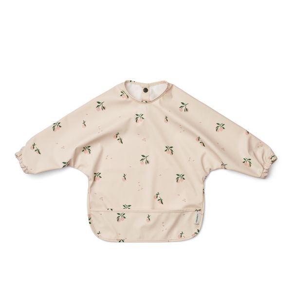 Bavoir manches longues Merle Peach Sea Shell Mix