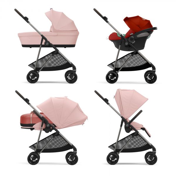 Poussette Melio 3 - Hibiscus Red