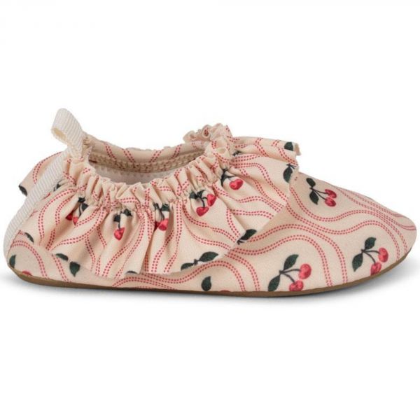 Chaussures de bain enfant à volants Merle - Cherry motifs rose 20-21 cm