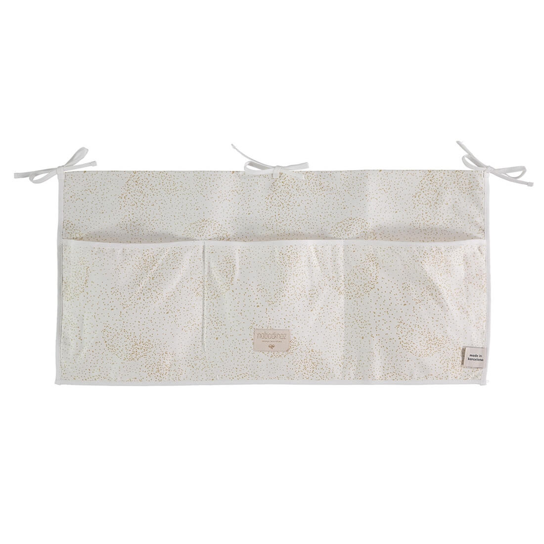 Nobodinoz Pochette De Lit Bebe Merlin Gold Bubble White Made In Bebe
