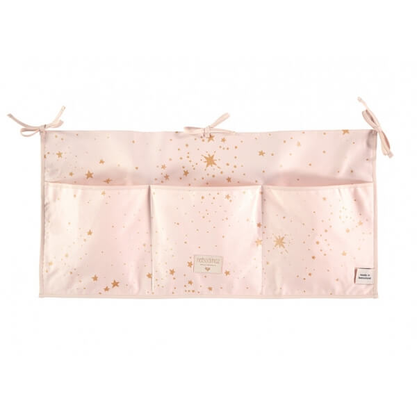 Nobodinoz Pochette De Lit Bebe Merlin White Bubble Misty Pink Made In Bebe