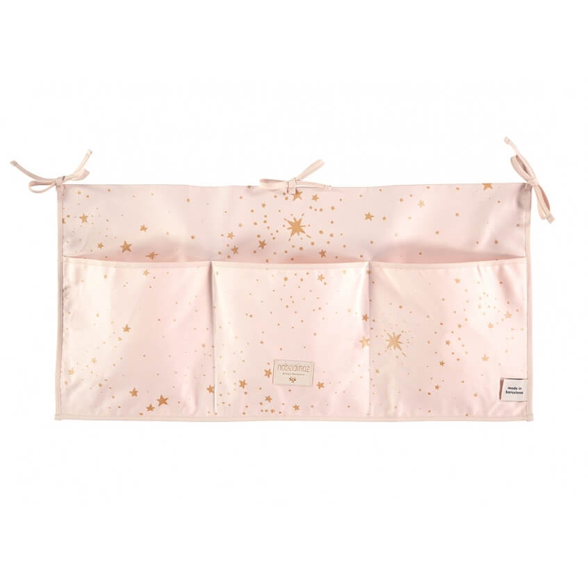 Nobodinoz Pochette De Lit Bebe Merlin Gold Stella Dream Pink Made In Bebe