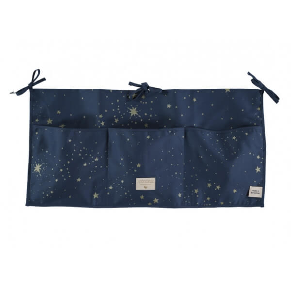 Pochette de lit bébé Merlin Gold stella night blue