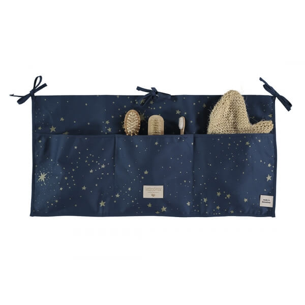 Pochette de lit bébé Merlin Gold stella night blue