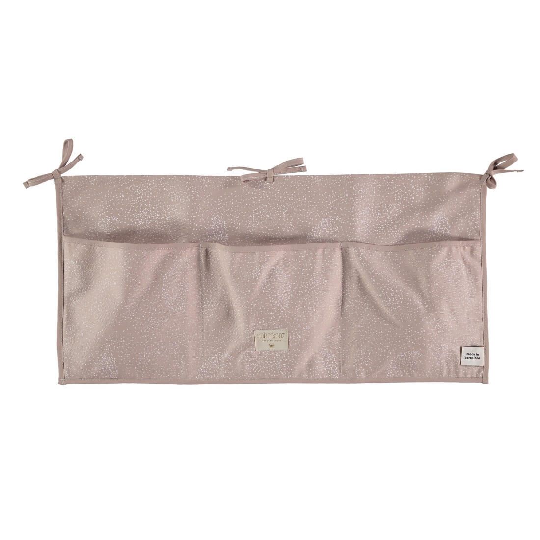 Nobodinoz Pochette De Lit Bebe Merlin White Bubble Misty Pink Made In Bebe