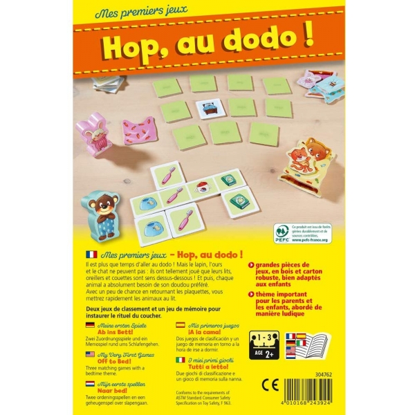 Mes premiers jeux - Hop, au dodo !