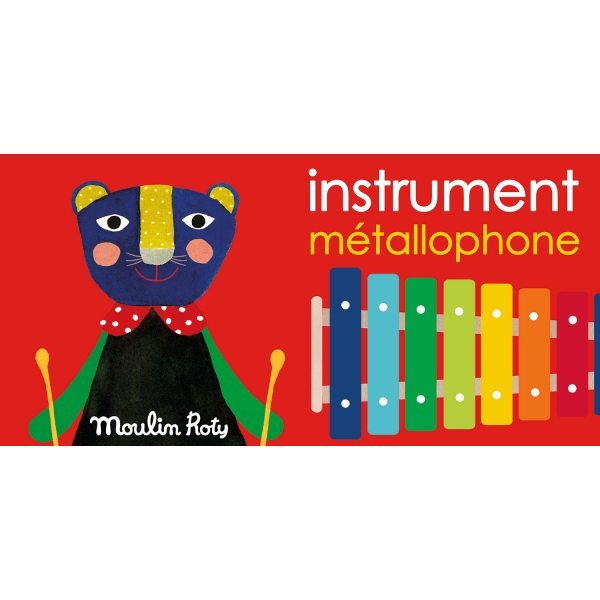 Métallophone instrument de musique enfant Les popipop