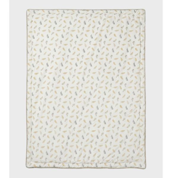 Couverture 100x140 cm en Veloudoux Plumes de lune