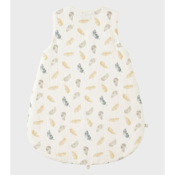 Gigoteuse été 50cm en coton Plumes de lune