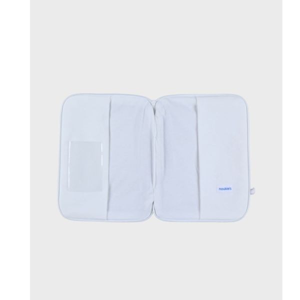 Protège carnet de santé plumes de lune Bleu