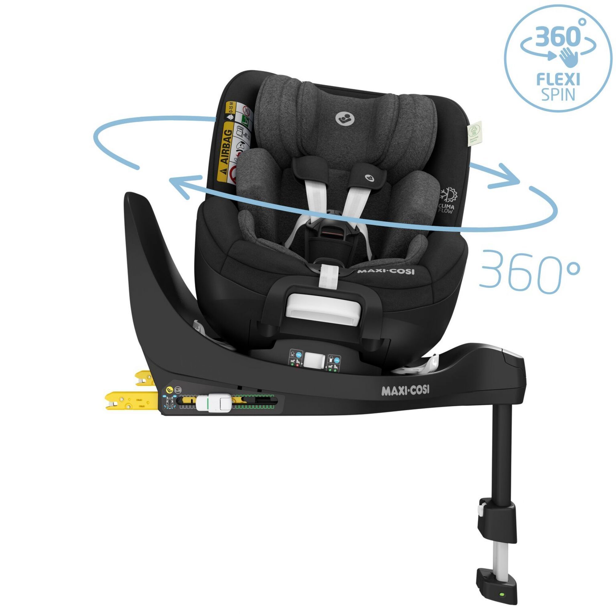 Siège auto Mica Pro Eco I-Size - Authentic black - Made in Bébé