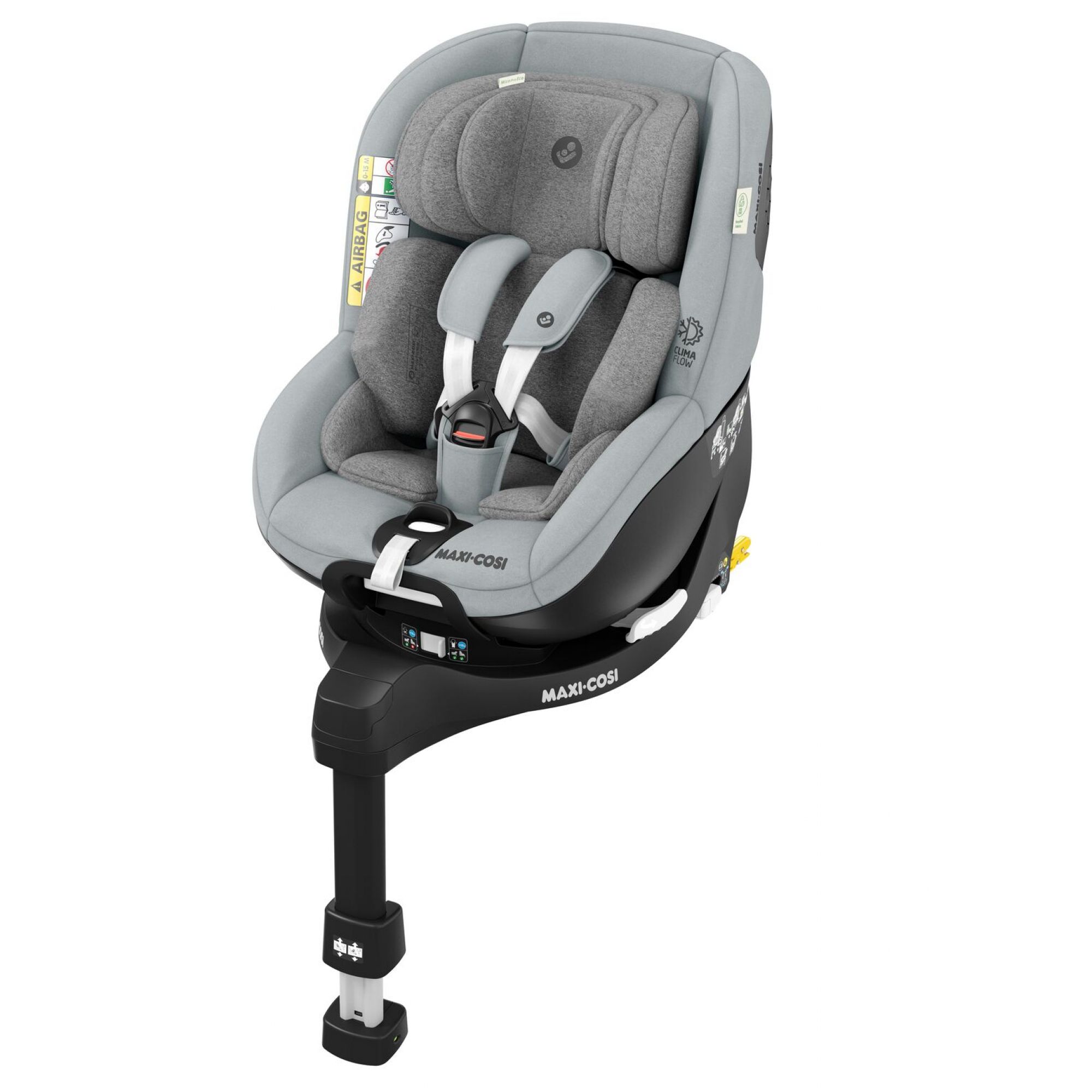 MAXI-COSI siège auto Mica i-Size, De 0 à 4 ans, Pivotant à 360°, avec base  ISOFIX, Authentic Grey - Gris Gris - Kiabi - 279.99€