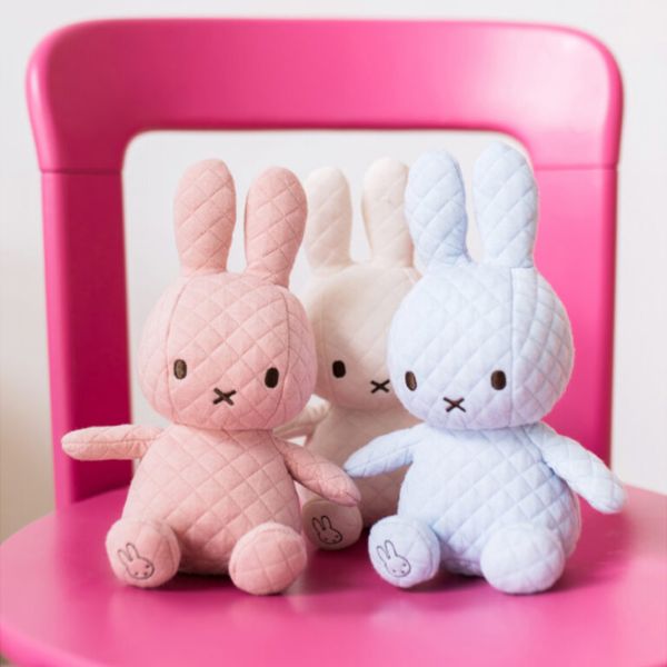 Peluche lapin Miffy Bonbon Bleu pastel