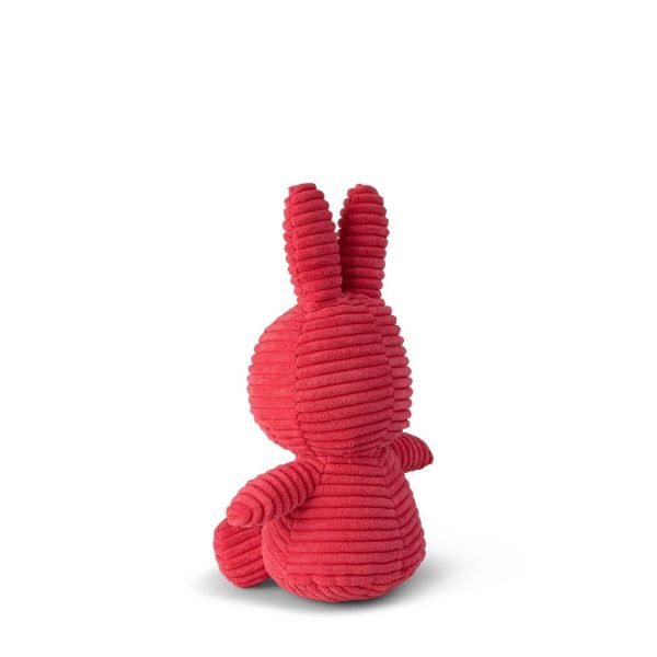 Peluche lapin Miffy velours côtelé éco 23 cm Fuchsia