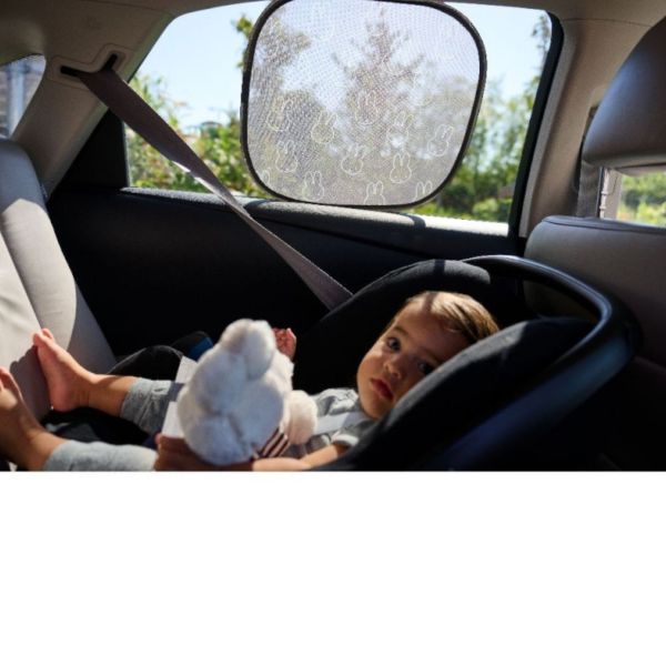 Lot de 2 pare soleil bébé statique Miffy