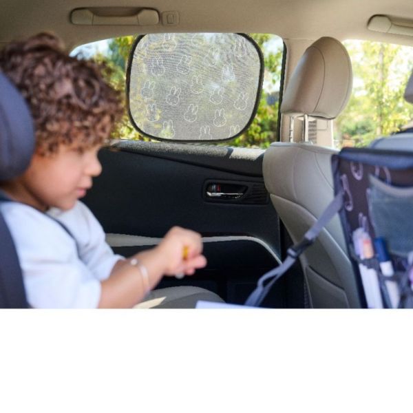 Lot de 2 pare soleil bébé statique Miffy