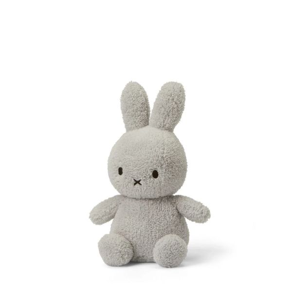 Peluche lapin Miffy Terry extra-doux Gris clair 23 cm