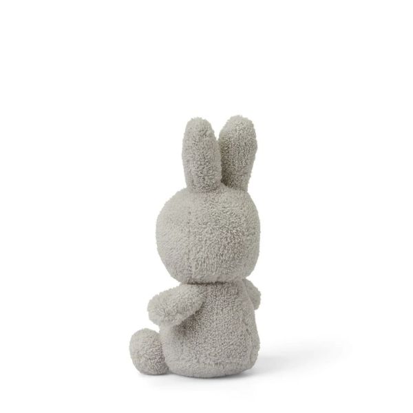 Peluche lapin Miffy Terry extra-doux Gris clair 23 cm
