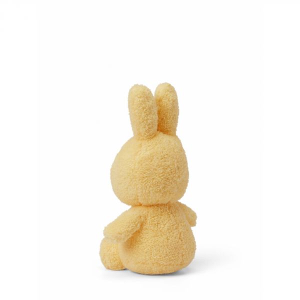 Peluche lapin Miffy Terry extra-doux Jaune pastel 23 cm