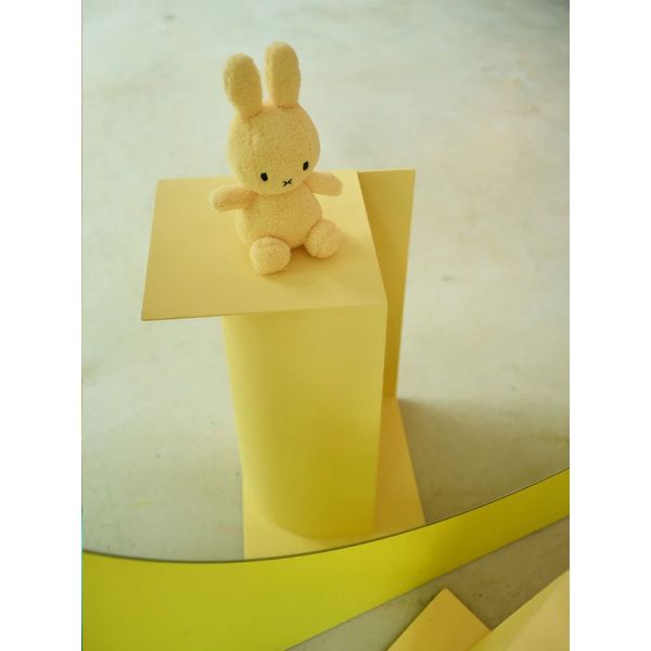 Peluche lapin Miffy Terry extra-doux Jaune pastel 23 cm
