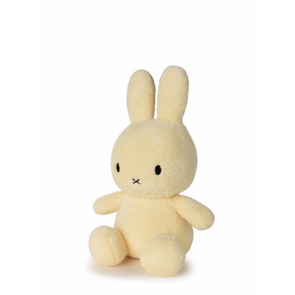 Peluche lapin Miffy Terry jaune pastel 33 cm