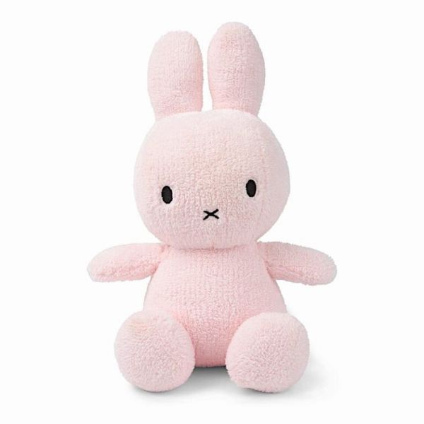 Peluche lapin Miffy Terry rose pastel 33 cm