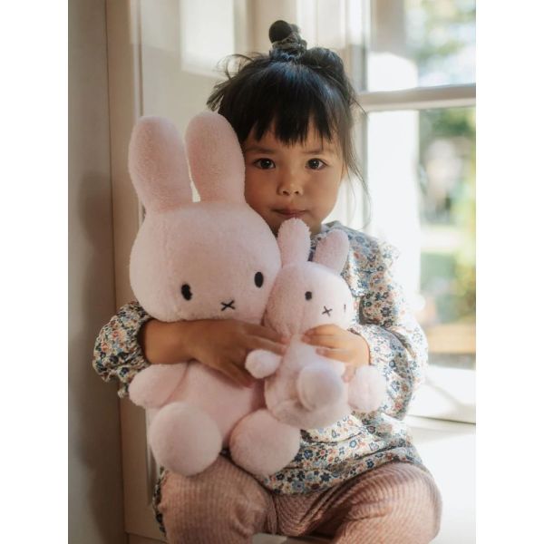 Peluche lapin Miffy Terry rose pastel 33 cm