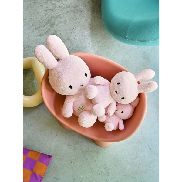 Peluche lapin Miffy Terry Rose pastel 50 cm
