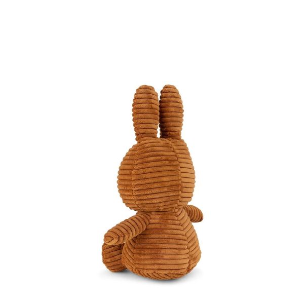 Peluche lapin Miffy velours côtelé éco 23 cm Cannelle
