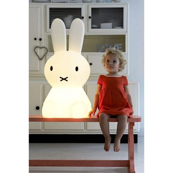 Lampe à LED lapin Miffy XL 80 cm
