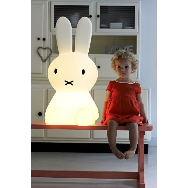 Lampe à LED lapin Miffy XL 80 cm