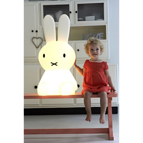 Lampe à LED lapin Miffy XL 80 cm