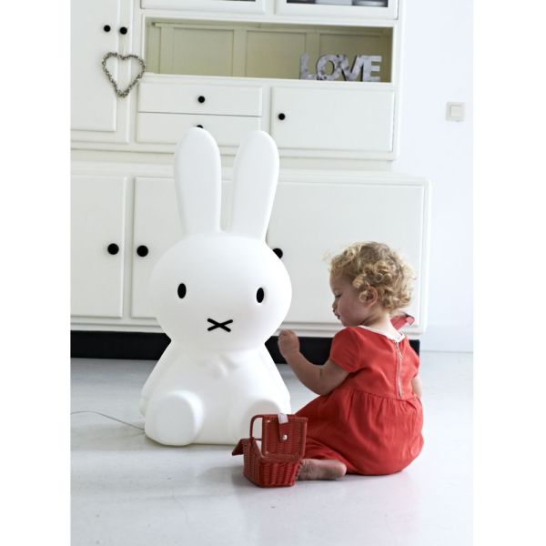 Lampe à LED lapin Miffy XL 80 cm