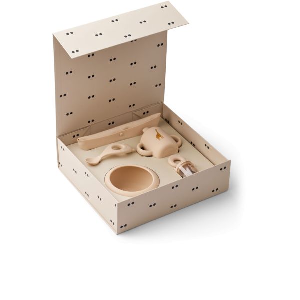 Coffret repas bébé 5 pièces Mileah Apple Blossom