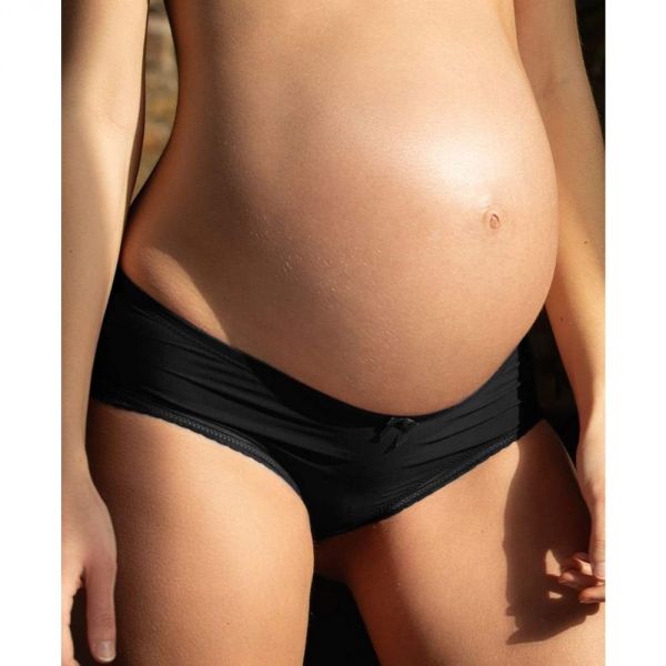 Shorty Milk taille basse de maternité noir taille S