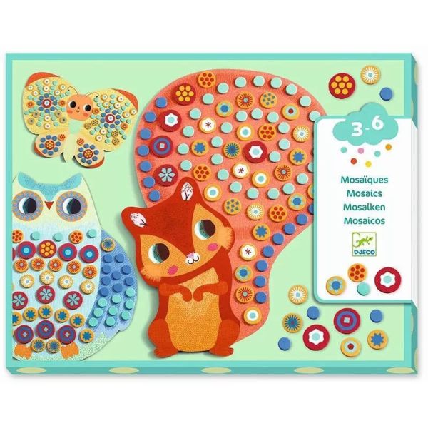 Activités de collages pour enfant Mosaïque millefiori