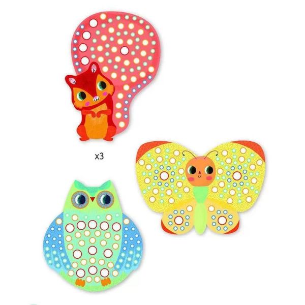 Activités de collages pour enfant Mosaïque millefiori