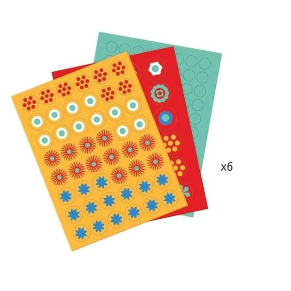 Activités de collages pour enfant Mosaïque millefiori