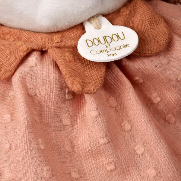 Doudou plat 29 cm Mina la renarde